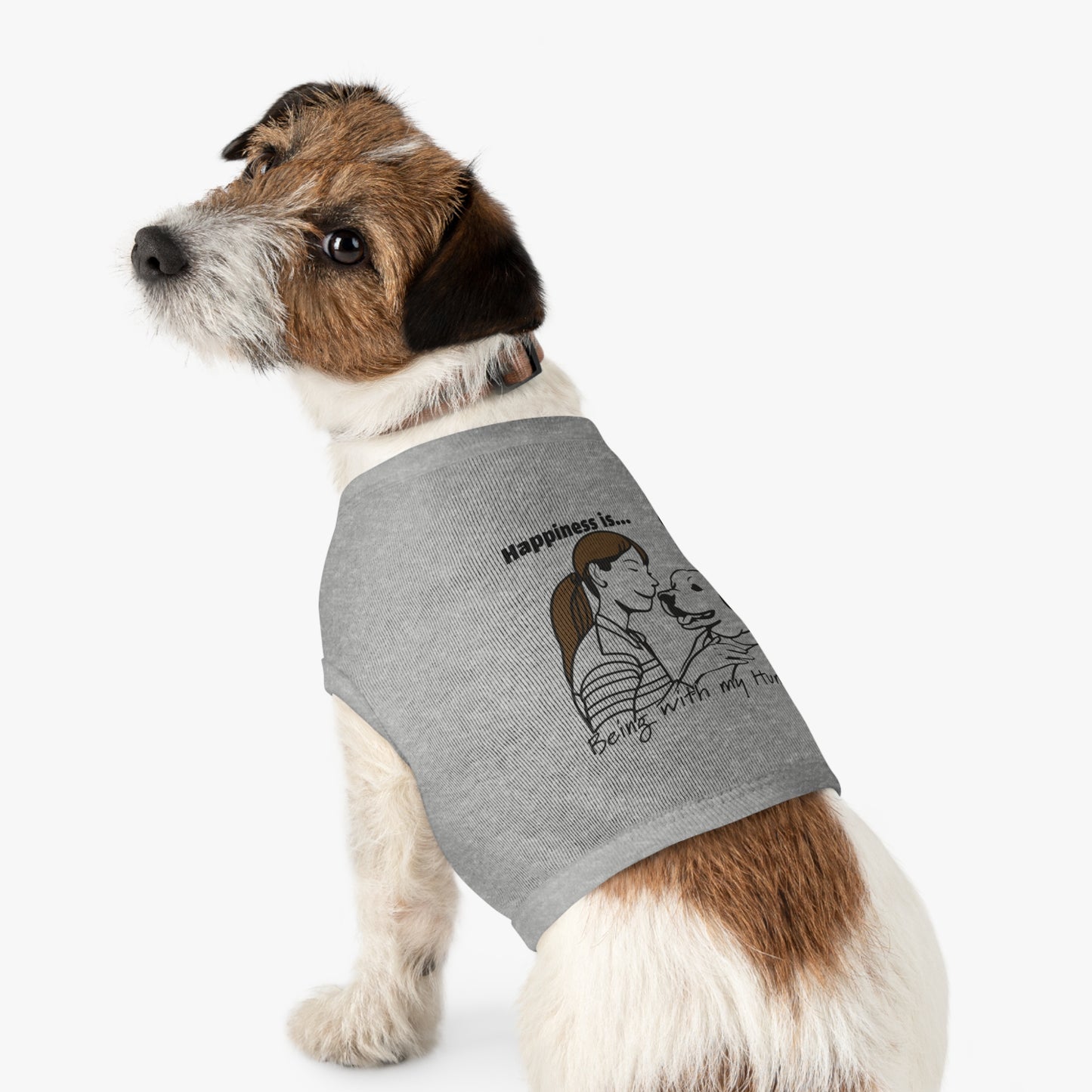 Pet Tank Top - Happiness is... ZenGen Furry Nation - ZenGen USA