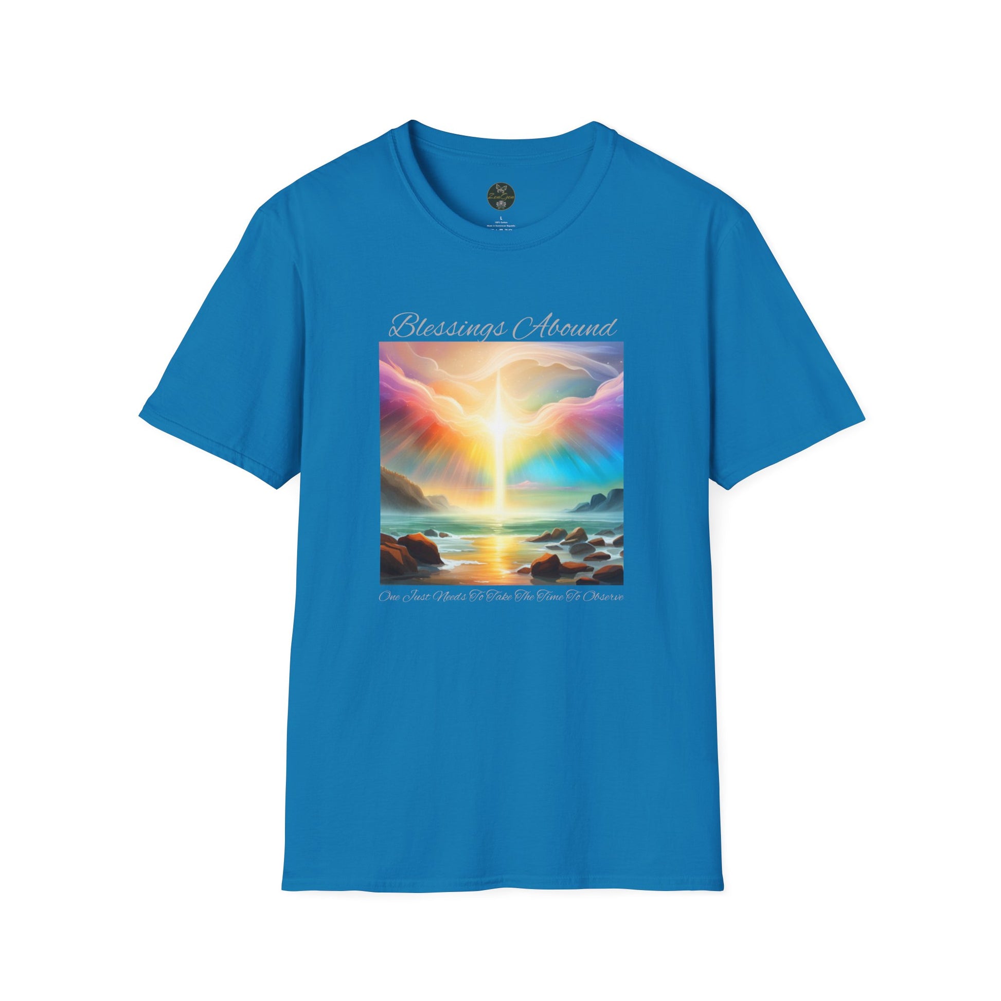 Blessings Abound - Unisex Softstyle T-Shirt - ZenGen USA