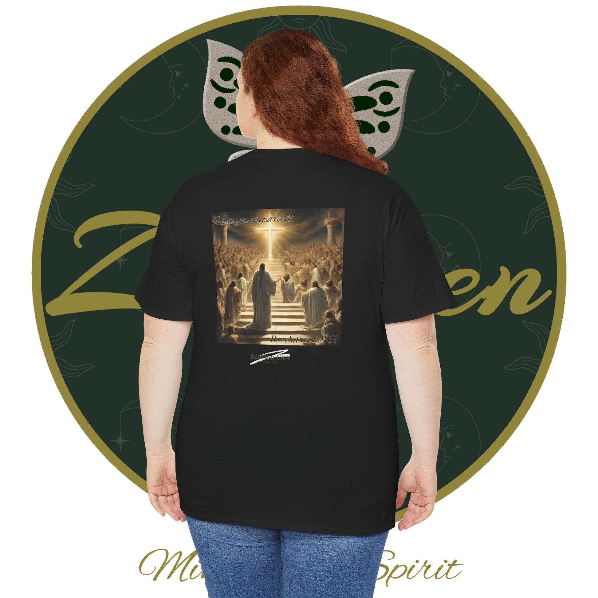 Apocalypse - 5th Seal Revelation 6:9-11 - Unisex Heavy Cotton Tee - Revelation Collection - ZenGen USA - ZenGen USA