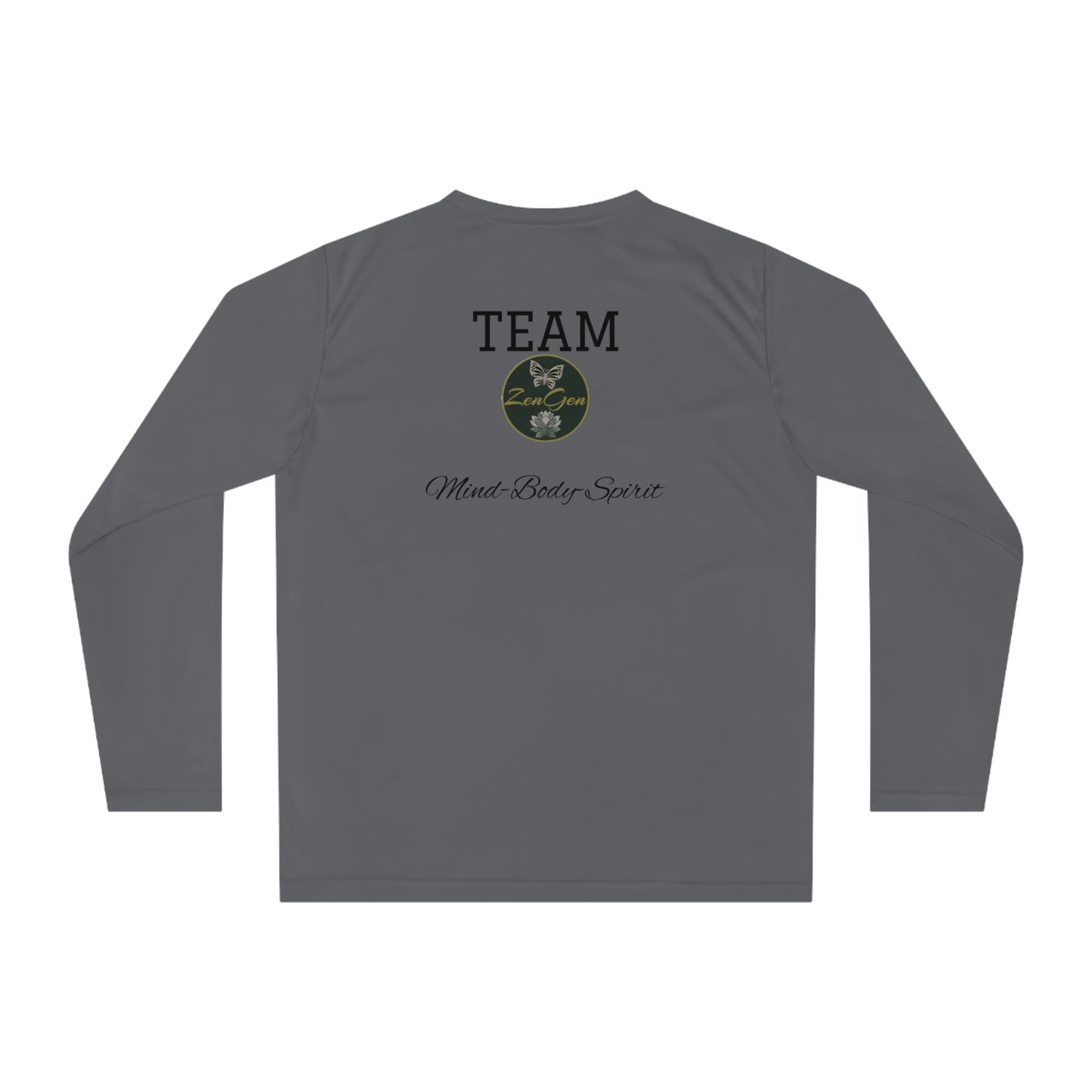 Unisex Performance Long Sleeve Shirt - ROCK SOLID "Workin it Hard!" - ZenGen USA - ZenGen USA