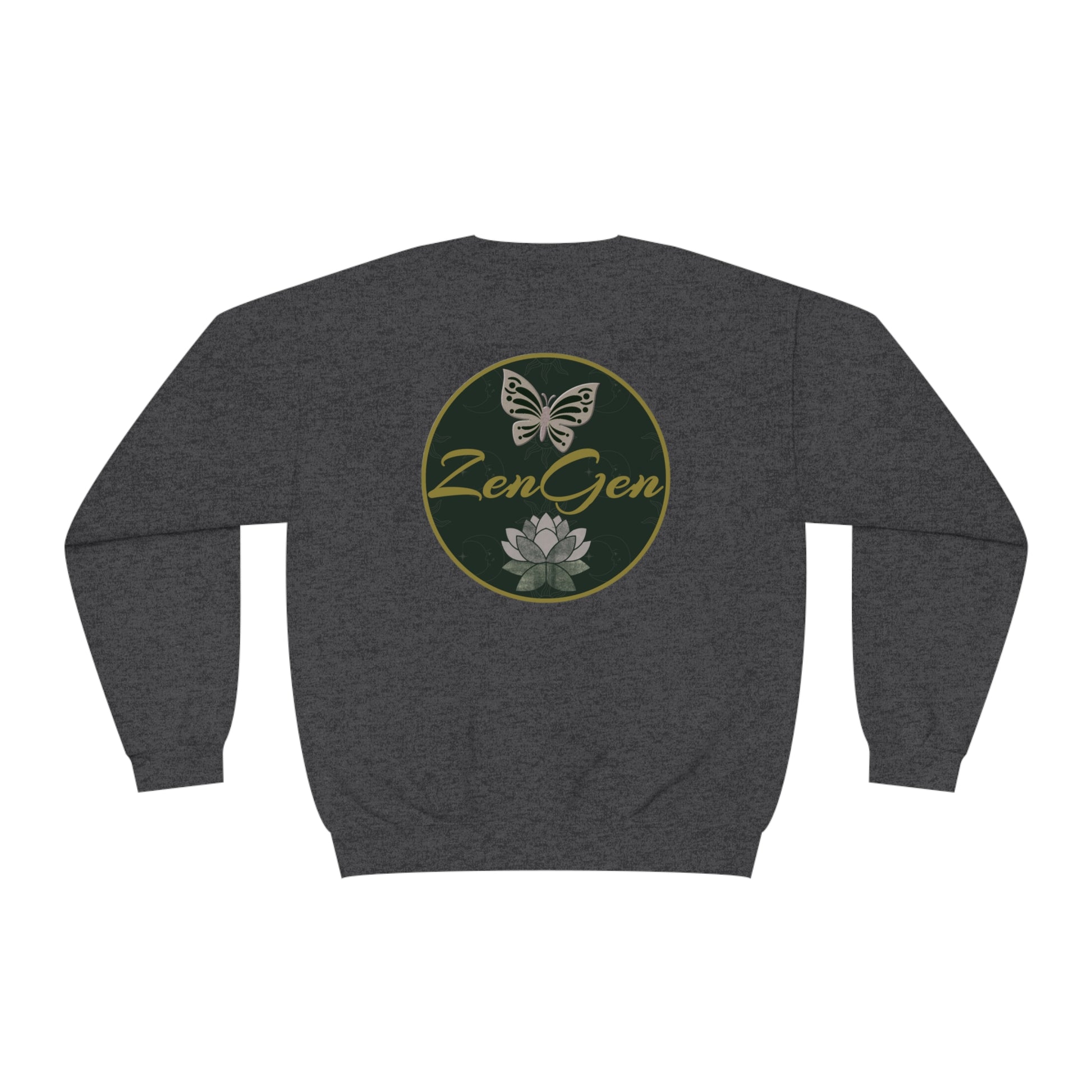 ZenGen Logo Sweatshirt - Unisex NuBlend® Crewneck Sweatshirt - ZenGen USA