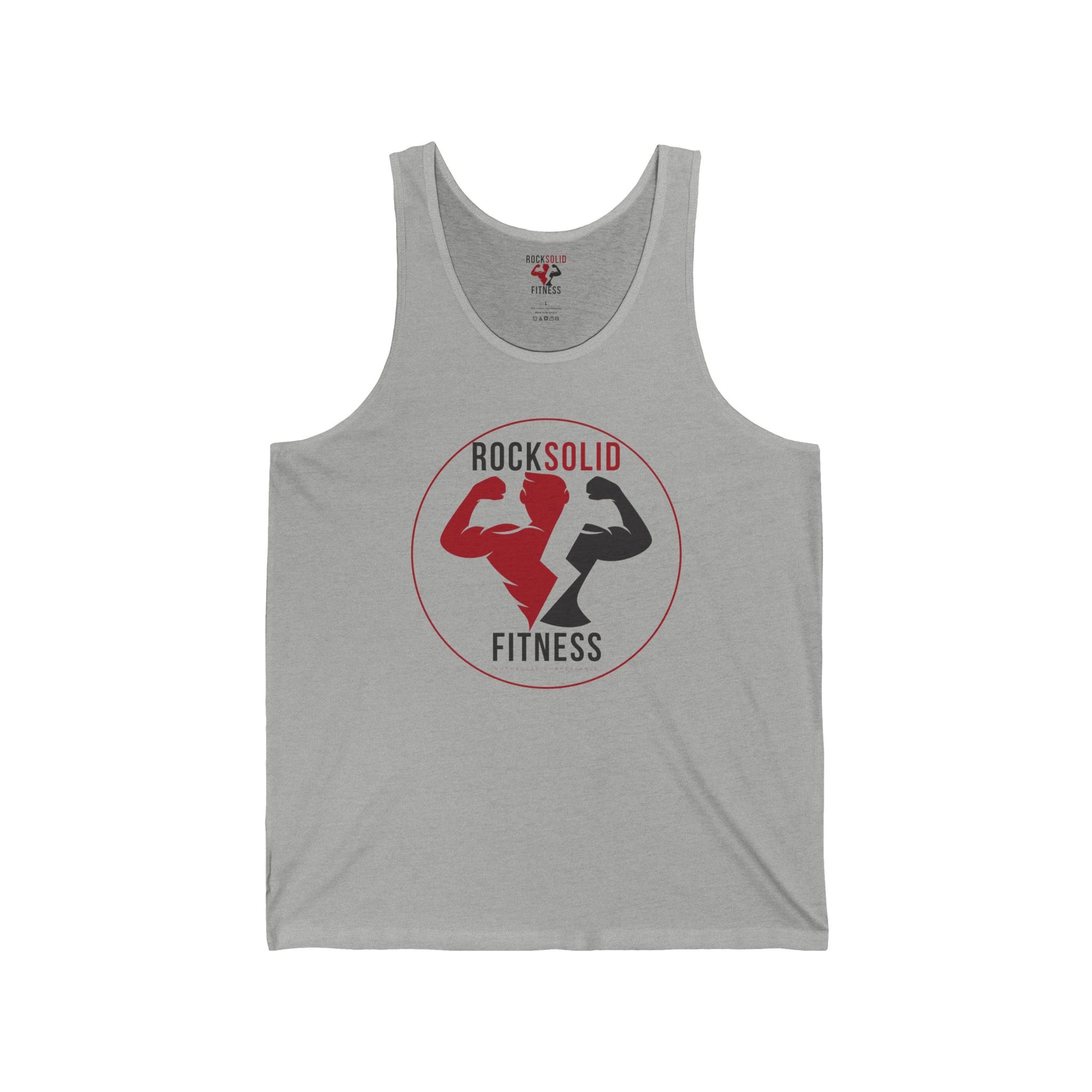 RockSolid Unbreakable | Unisex Jersey Tank | Original Logo | White or Gray - ZenGen USA