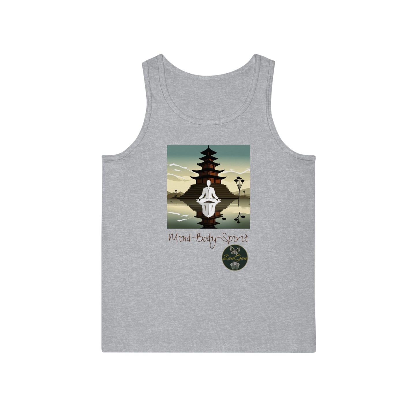 Mind-Body-Spirit, Unisex Softstyle™ Tank Top - ZenGen USA