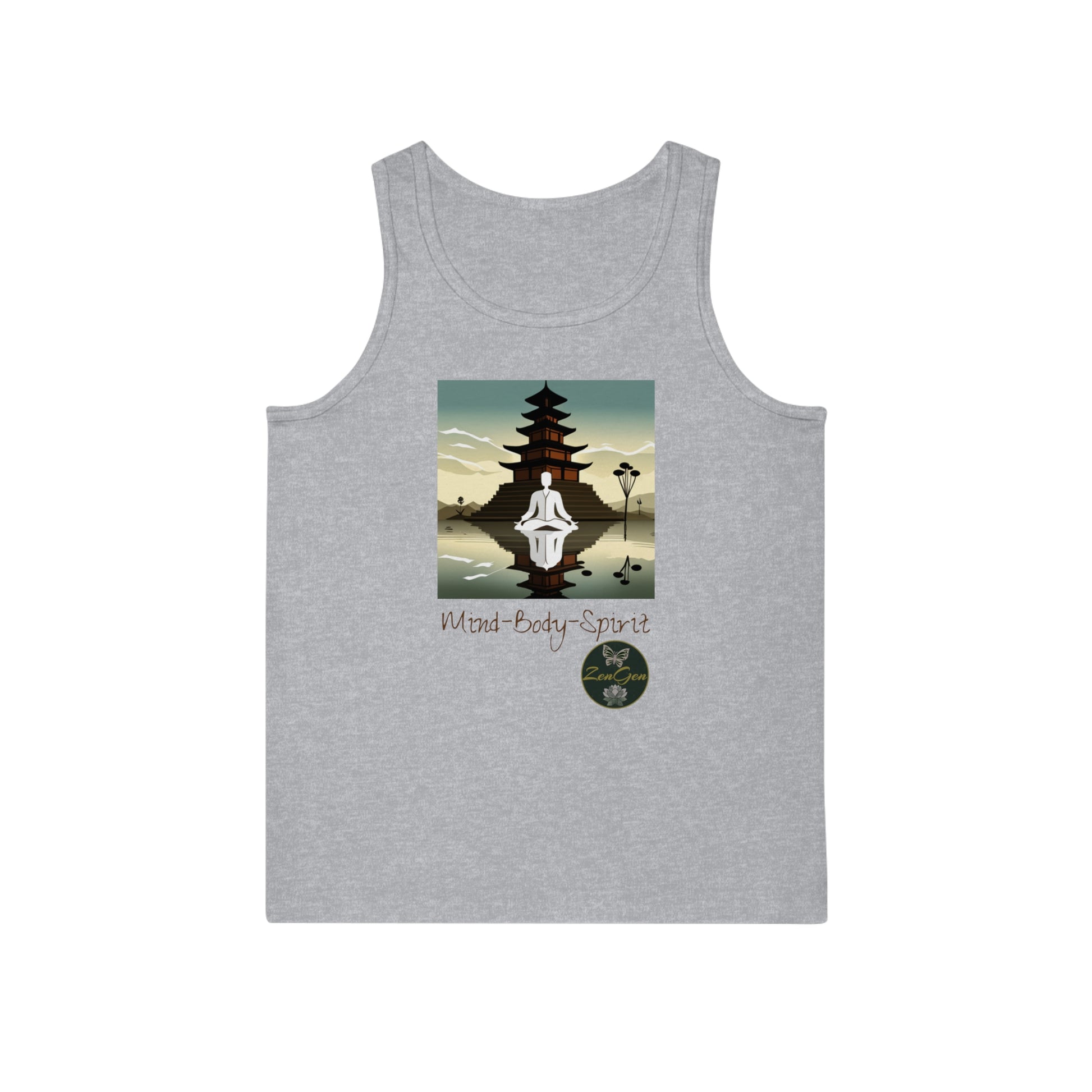 Mind-Body-Spirit, Unisex Softstyle™ Tank Top - ZenGen USA