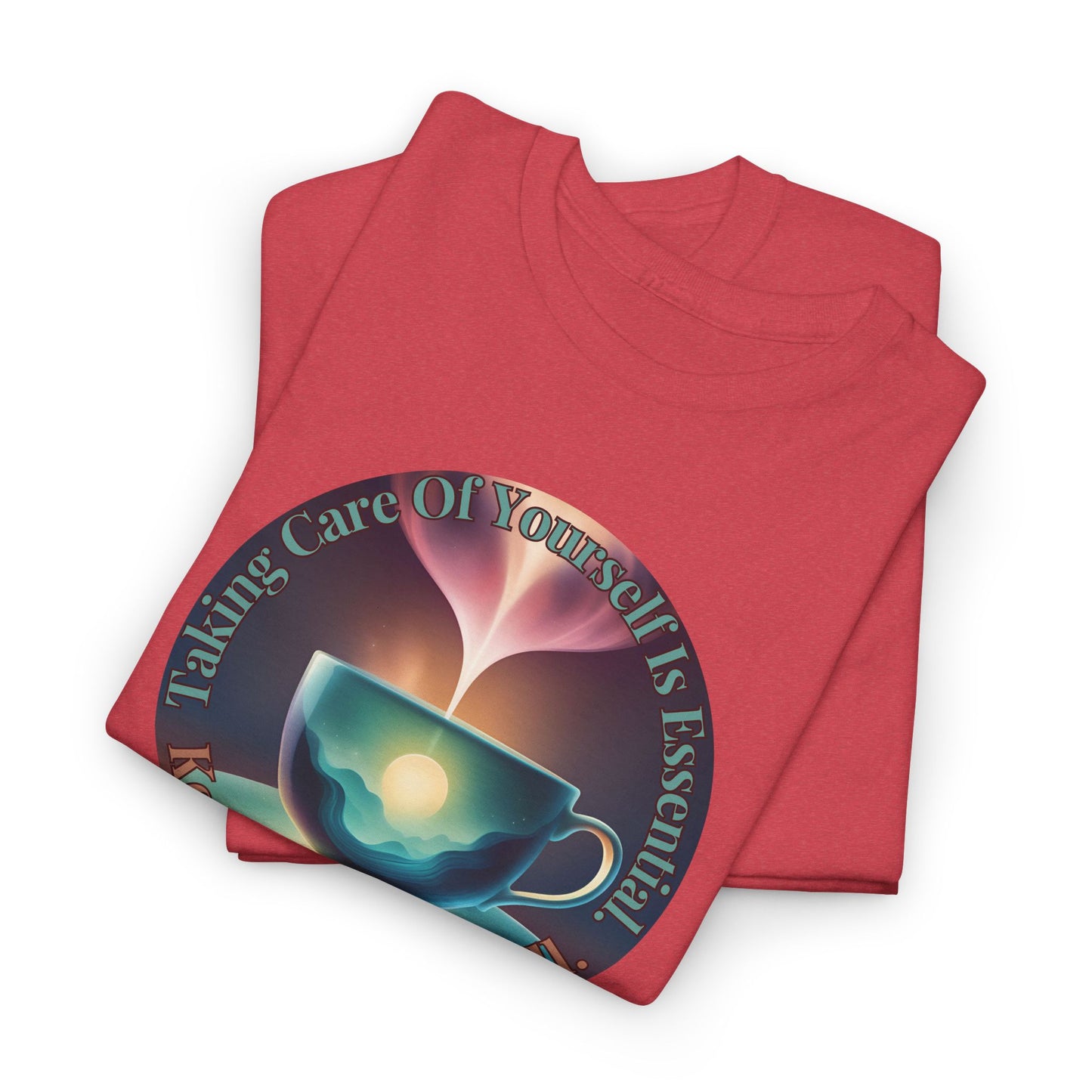 Keep Your Cup Full  Unisex Heavy Cotton Zen Graphic Tee | 12 Colors To Choose | ZenGen - ZenGen USA