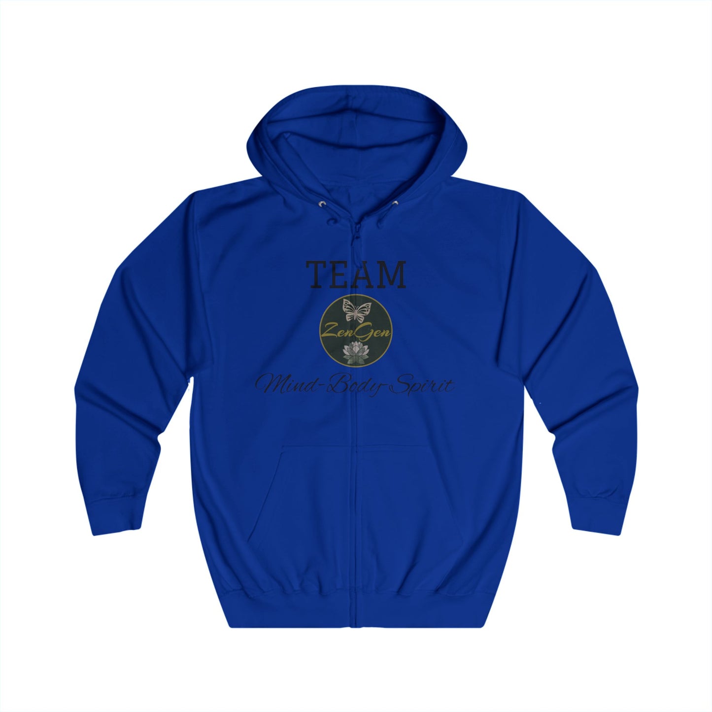 Unisex Full Zip Hoodie - ROCK SOLID "Believe & Achieve!" - ZenGen USA - ZenGen USA