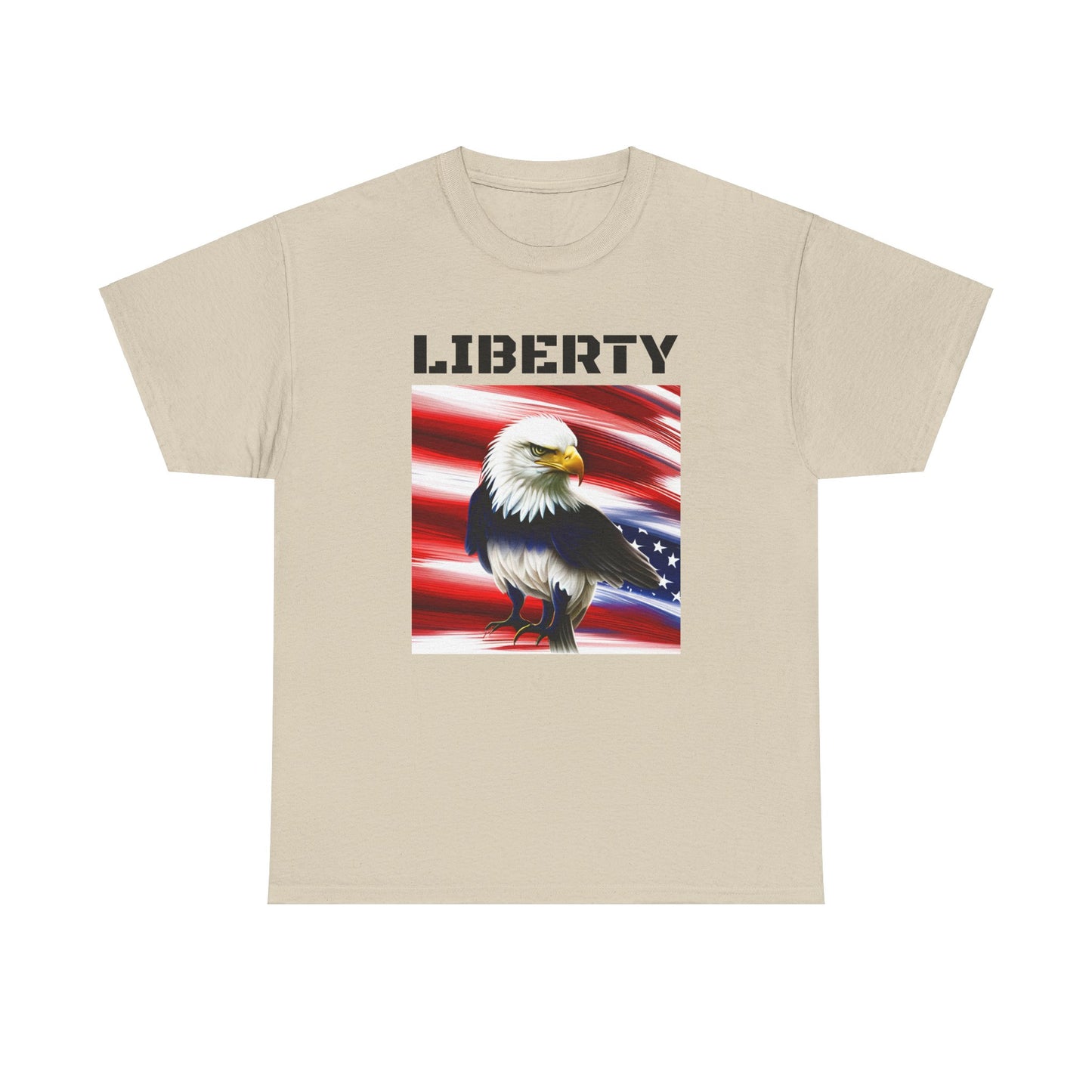 LIBERTY, Living Free - Unisex Heavy Cotton Tee - ZenGen USA - ZenGen USA