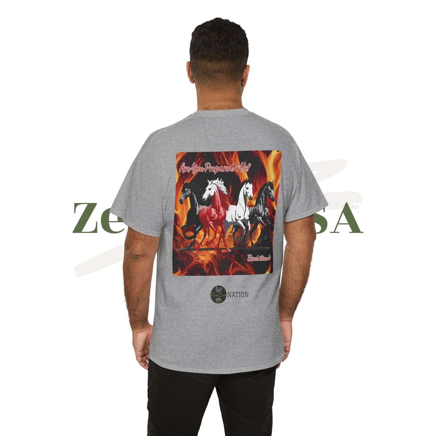 Apocalypse - Are You Prepared? - Unisex Heavy Cotton Tee - ZenGen USA - ZenGen USA