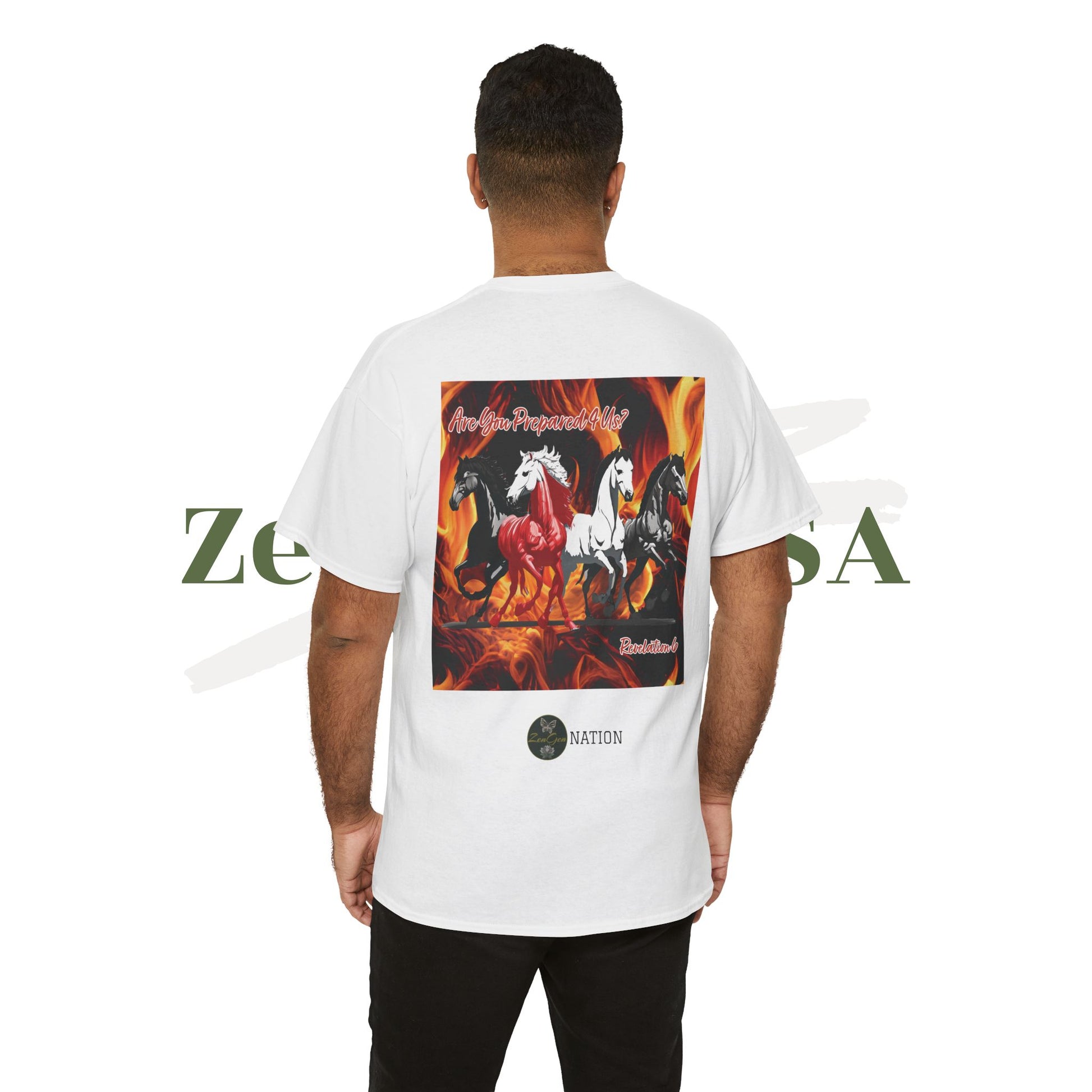 Apocalypse - Are You Prepared? - Unisex Heavy Cotton Tee - ZenGen USA - ZenGen USA