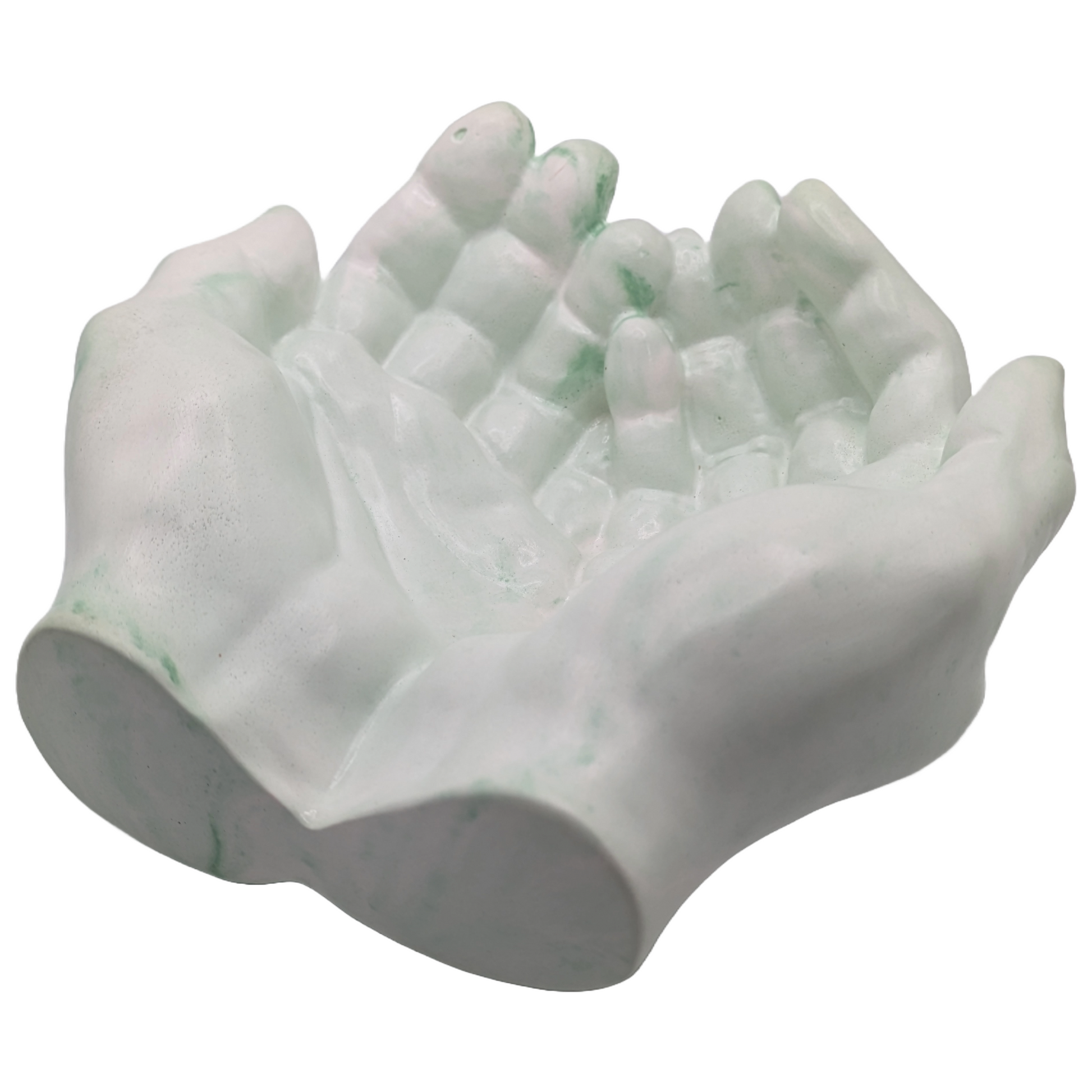 Hands of Grace - Natures Finishes - Craft Ceramic Sculpture - ZenGen USA