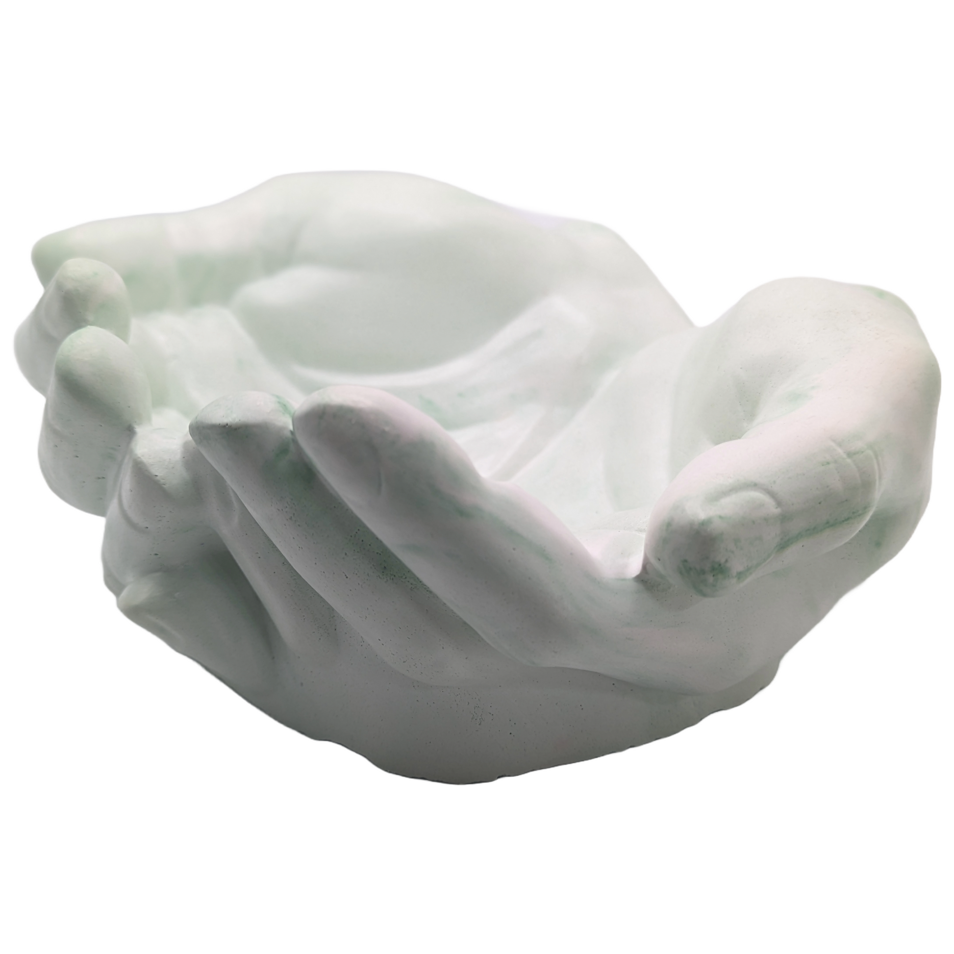 Hands of Grace - Natures Finishes - Craft Ceramic Sculpture - ZenGen USA