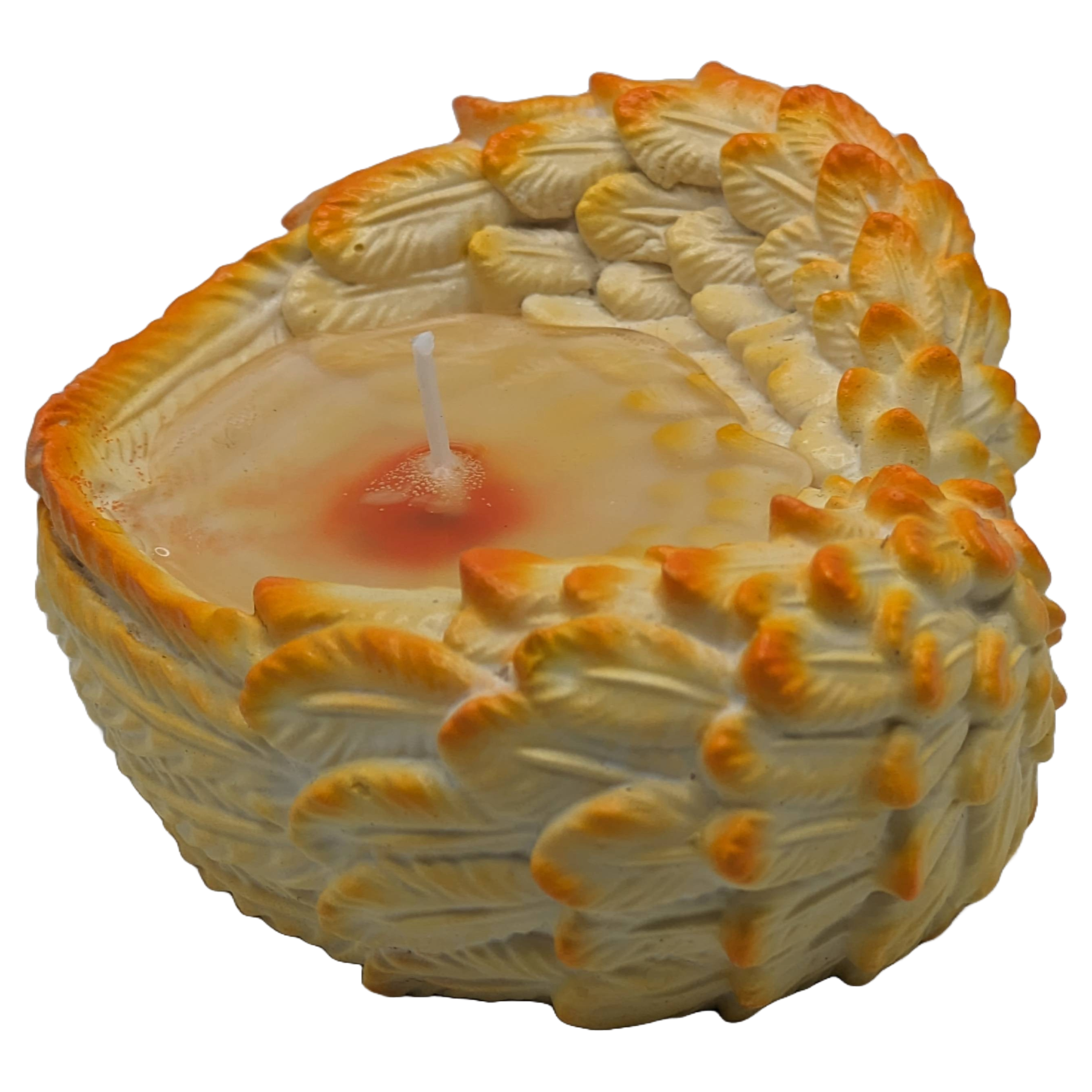 Wings of Love - Angelic Heart Shaped Scented Candle - Tropical Breeze Fragrance - Mood Enhancement - ZenGen USA