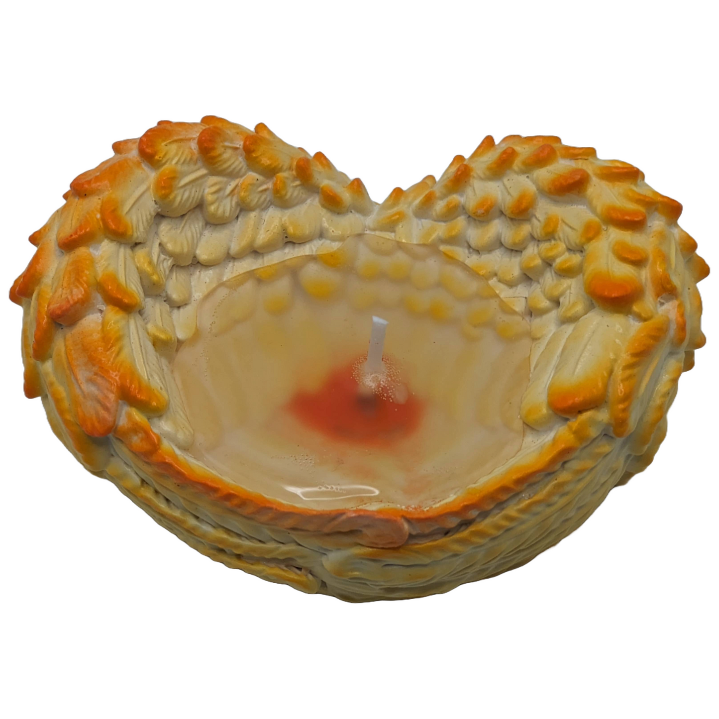 Wings of Love - Angelic Heart Shaped Scented Candle - Tropical Breeze Fragrance - Mood Enhancement - ZenGen USA