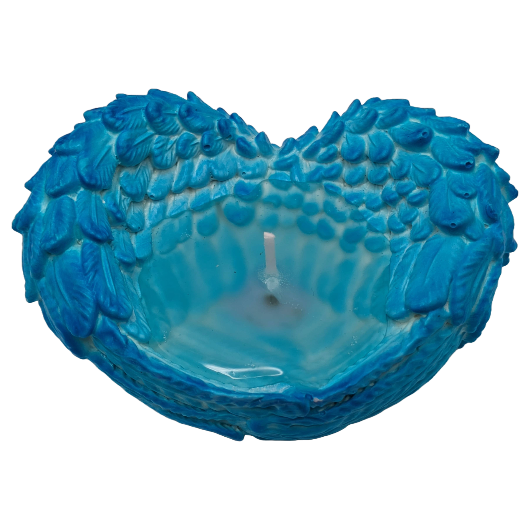 Wings of Love - Angelic Heart Shaped Scented Candle - Tropical Breeze Fragrance - Mood Enhancement - ZenGen USA