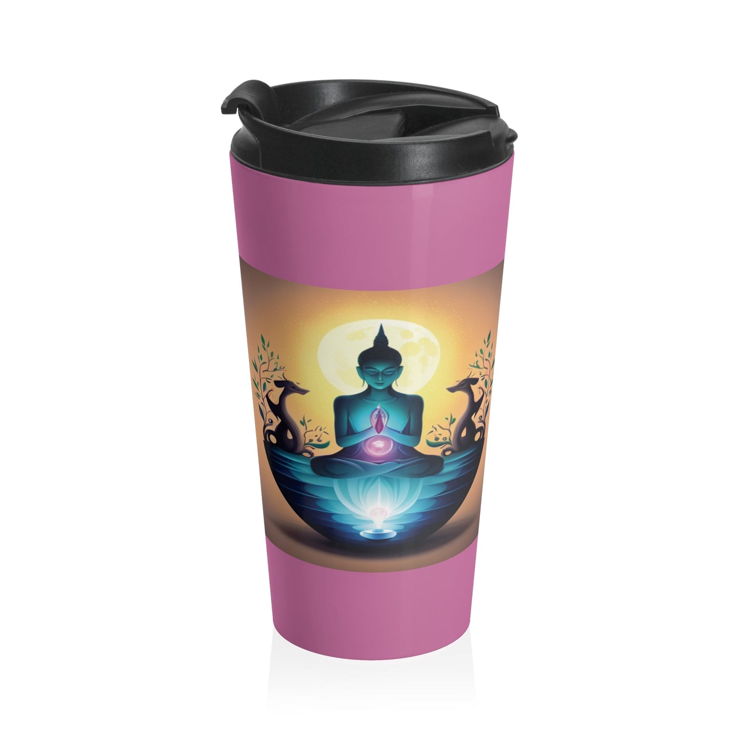 Be Your Best YOU - Stainless Steel Travel Mug - Pink - ZenGen USAMug