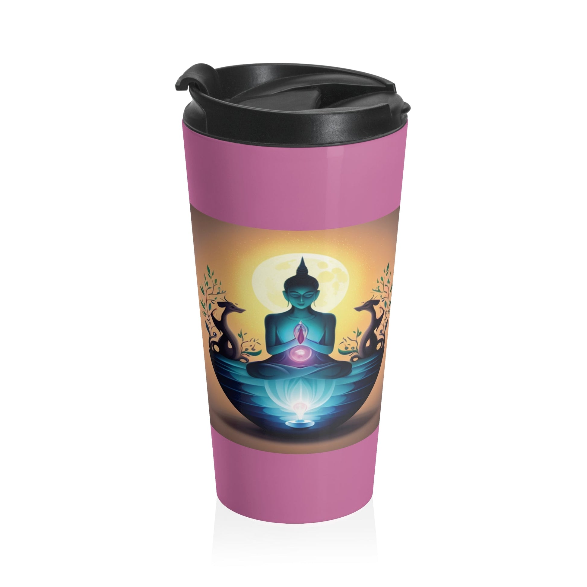 Be Your Best YOU - Stainless Steel Travel Mug - Pink - ZenGen USAMug