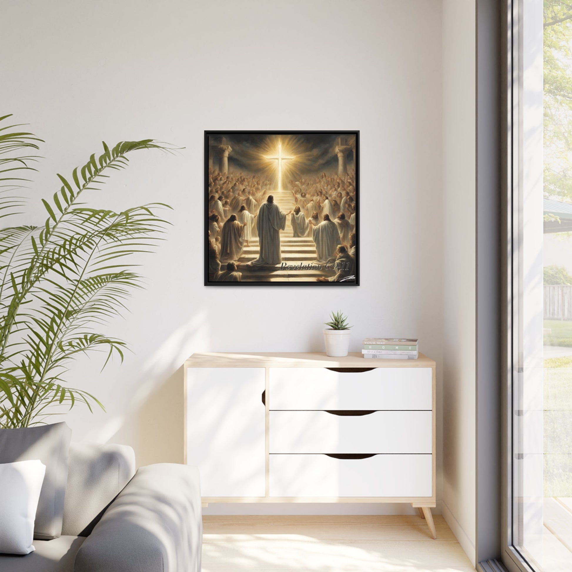 Canvas Print - Revelation Collection | 5th Seal Revelation 6:9-11 | Matte Canvas, Black Frame | ZenGen USA - ZenGen USACanvas