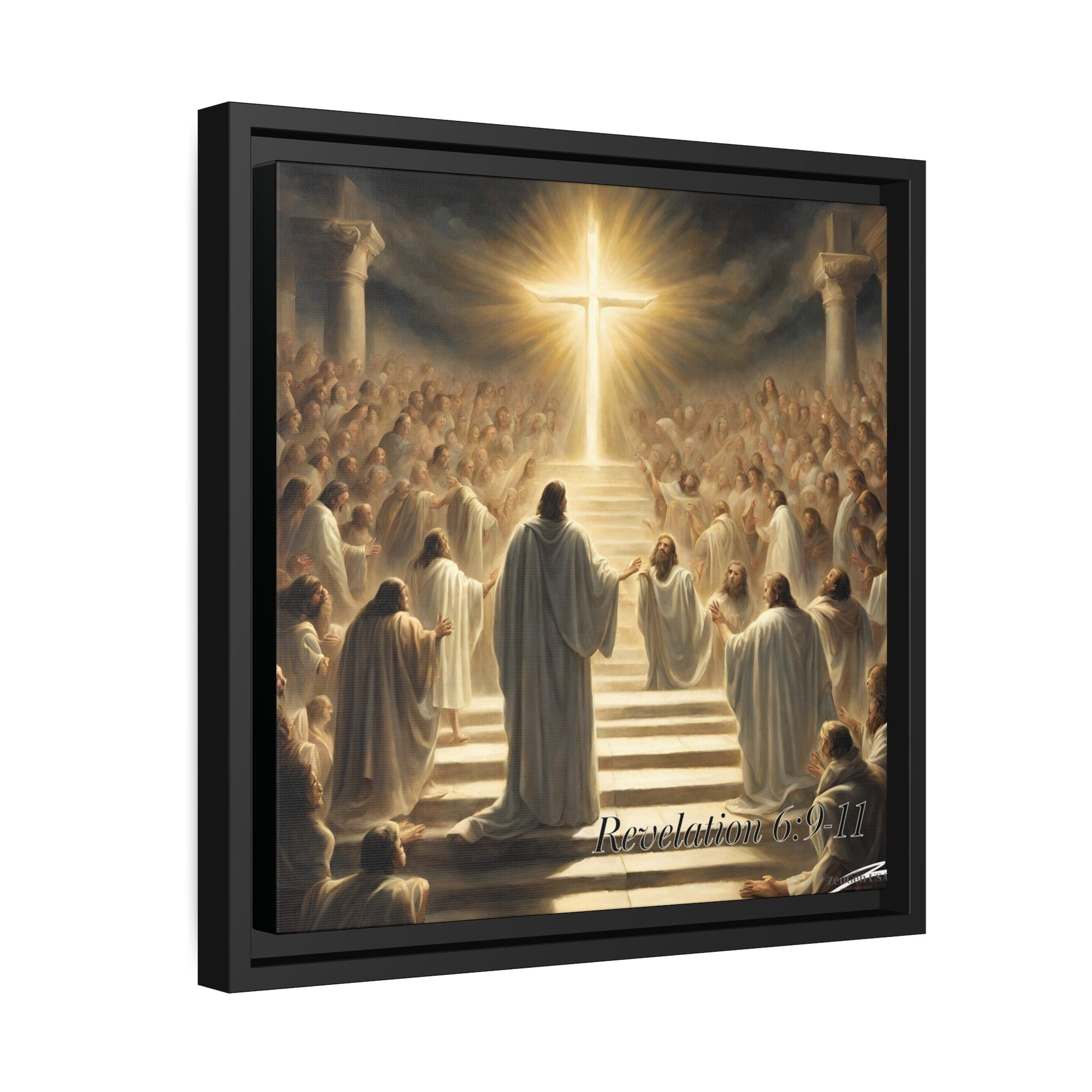 Canvas Print - Revelation Collection | 5th Seal Revelation 6:9-11 | Matte Canvas, Black Frame | ZenGen USA - ZenGen USACanvas